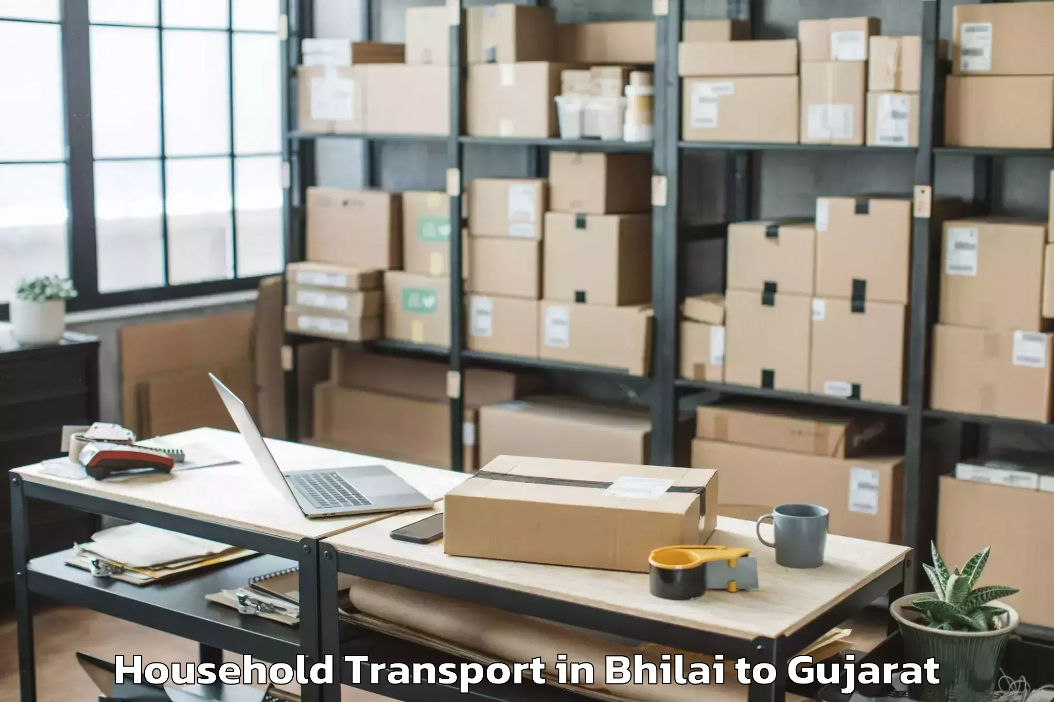 Bhilai to Surendranagar Household Transport